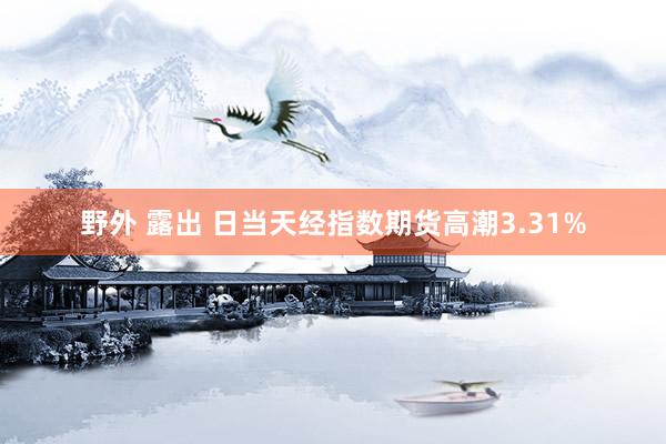 野外 露出 日当天经指数期货高潮3.31%