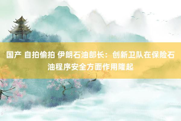 国产 自拍偷拍 伊朗石油部长：创新卫队在保险石油程序安全方面作用隆起