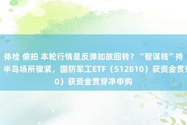 体检 偷拍 本轮行情是反弹如故回转？“智谋钱”持仓曝光！半岛场所骤紧，国防军工ETF（512810）获资金贯穿净申购