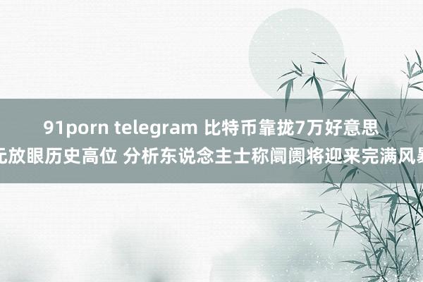 91porn telegram 比特币靠拢7万好意思元放眼历史高位 分析东说念主士称阛阓将迎来完满风暴