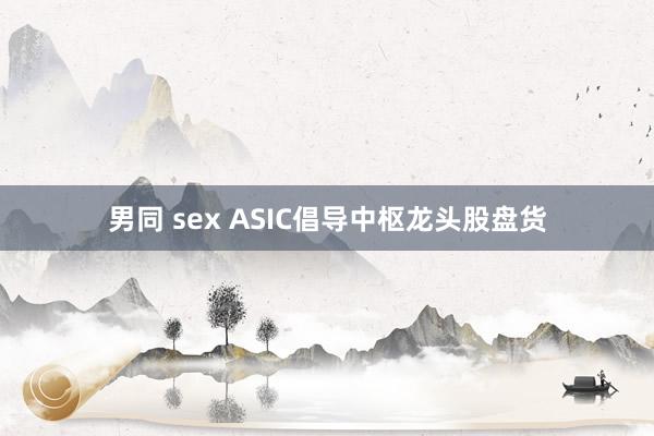 男同 sex ASIC倡导中枢龙头股盘货